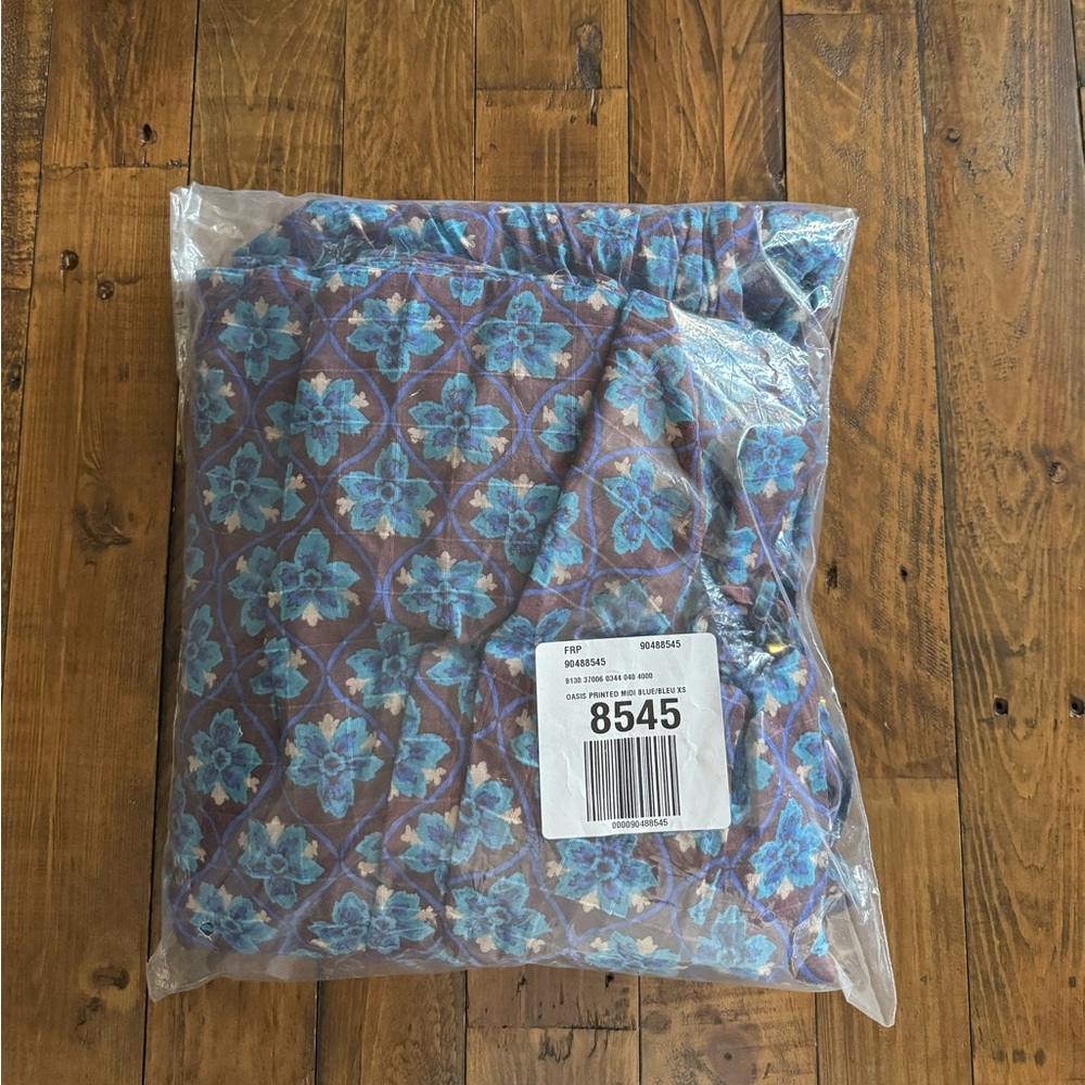 ▪️NWT Free People Oasis Printed Midi Dress/XS - Picture 10 of 11